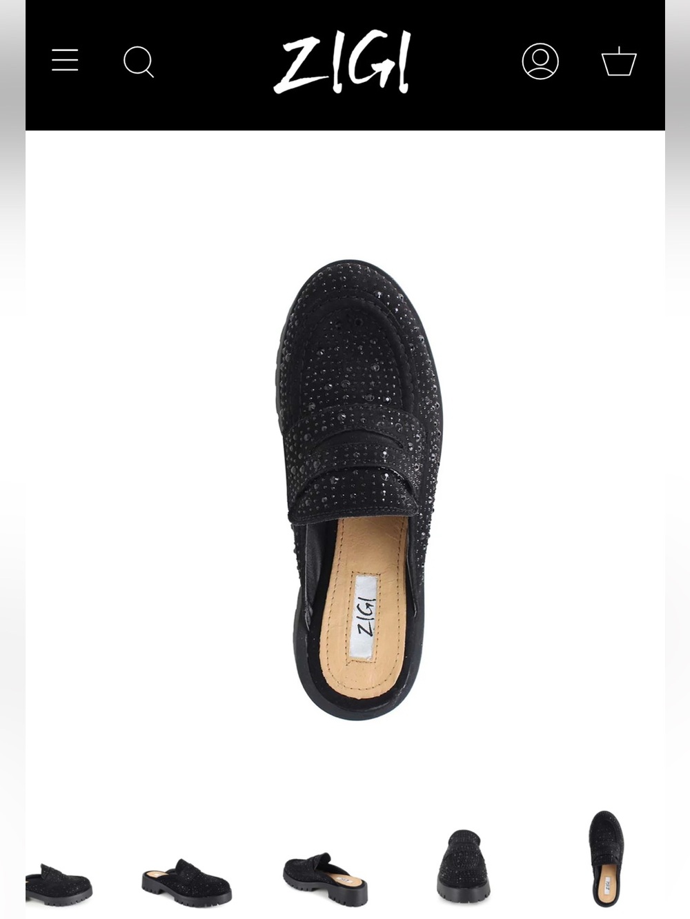 ZIGI Sachi women 
• Sachi Slip-Ons black  size 7 new